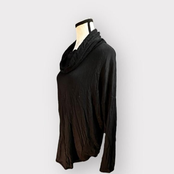 Women’s Lou & Grey Black Turtleneck Poncho L / One Size - Picture 3 of 8
